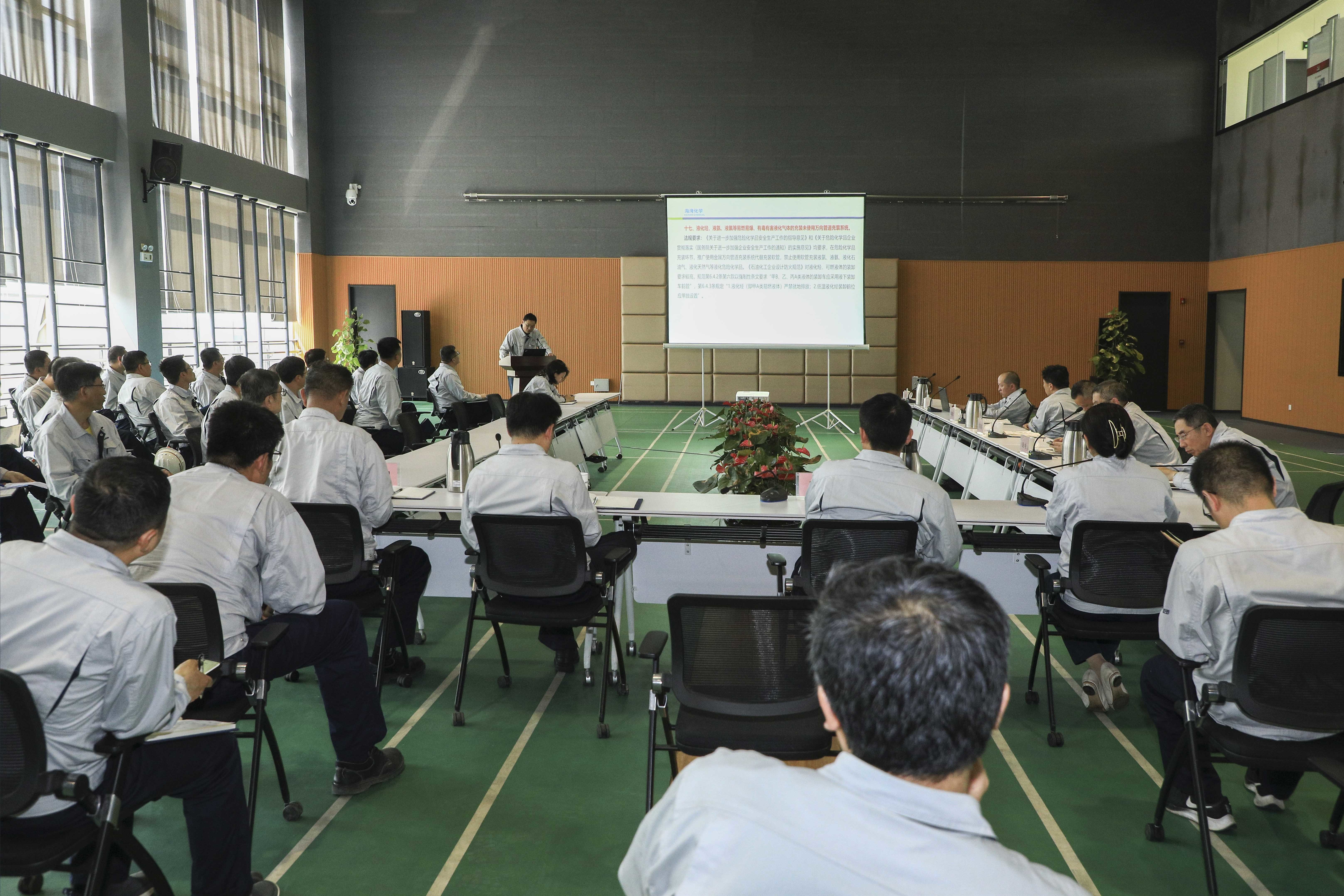 海灣化學(xue)開展重大(da)隐患判定(ding)培訓